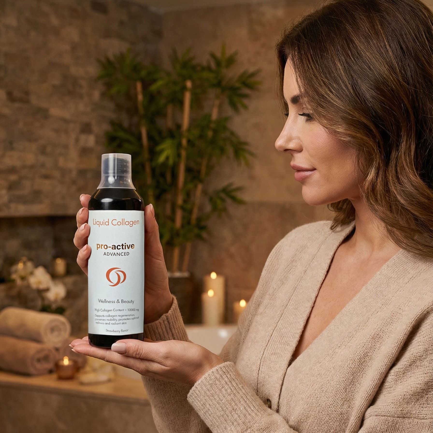Collagen drink Bettervita — collagene liquido in mano